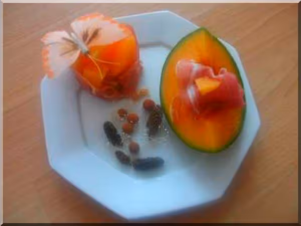 Melon au jambon de parme
