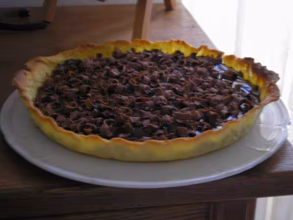 Tarte croustillante au chocolat