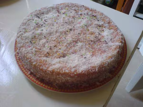 Gateau fondant coco creme patissiere