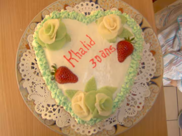 Fraisier pour les 30 ans de mon homme