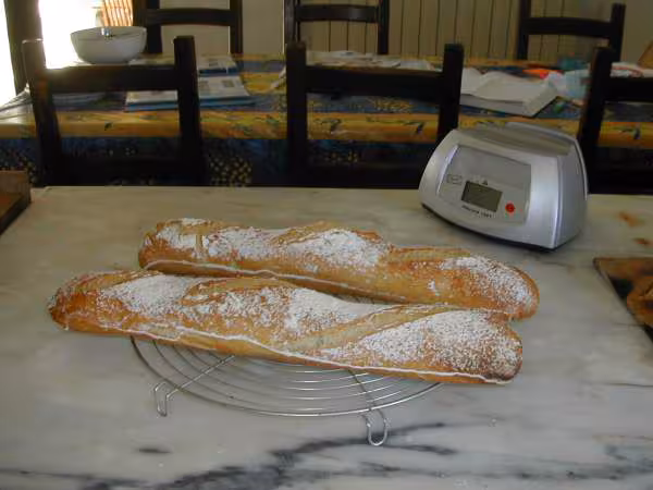 Bagettes a la farine de gruau