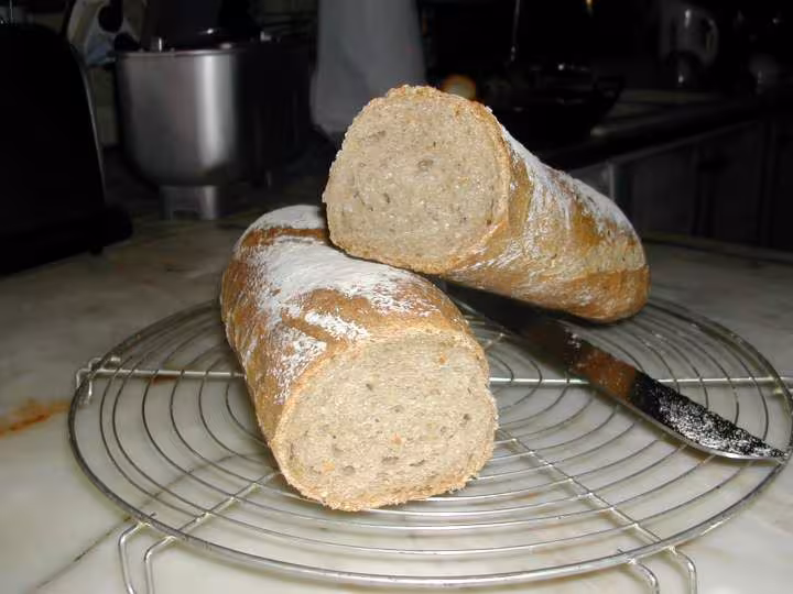 Mie du pain pour le boulanger