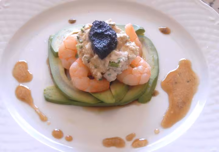 Salade crevettes avocat