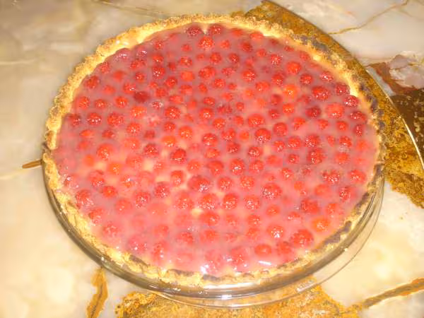 Tarte aux framboises