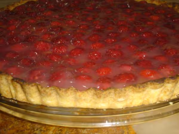 Tarte aux framboises