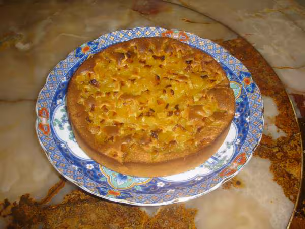 Tarte paysanne aux pommes caramelisees