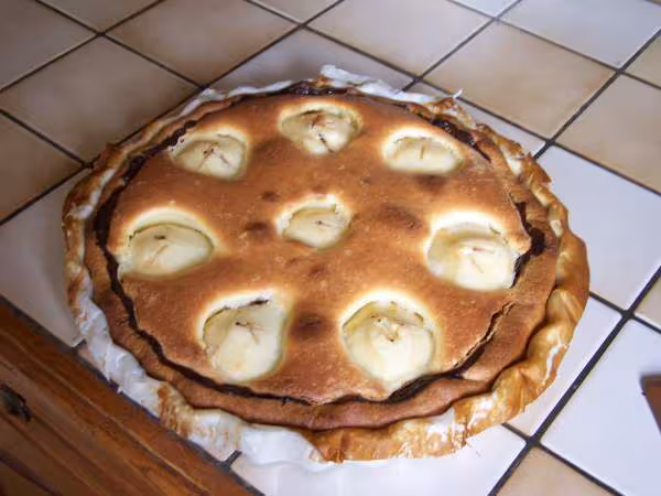 Tarte poire chocolat