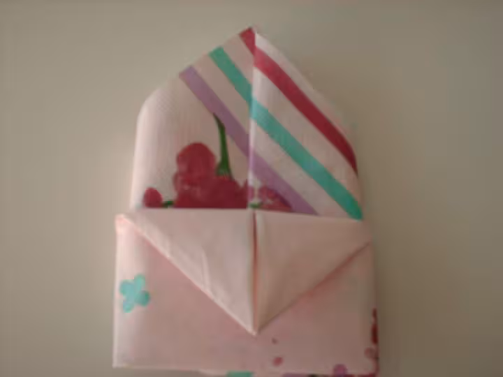 Pliage de serviette pour la table