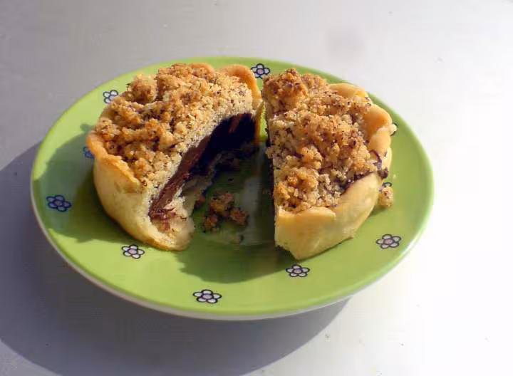 Tartelette nutella crumble