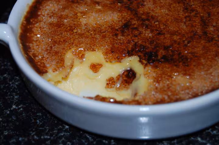 Cremes brulees chocolat blanc