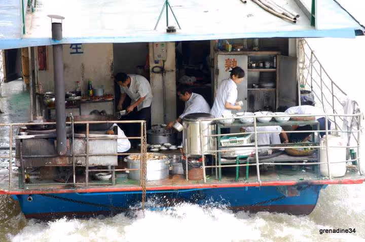 Croisiere sur la riviere li reputee pour la peche aux cormorans