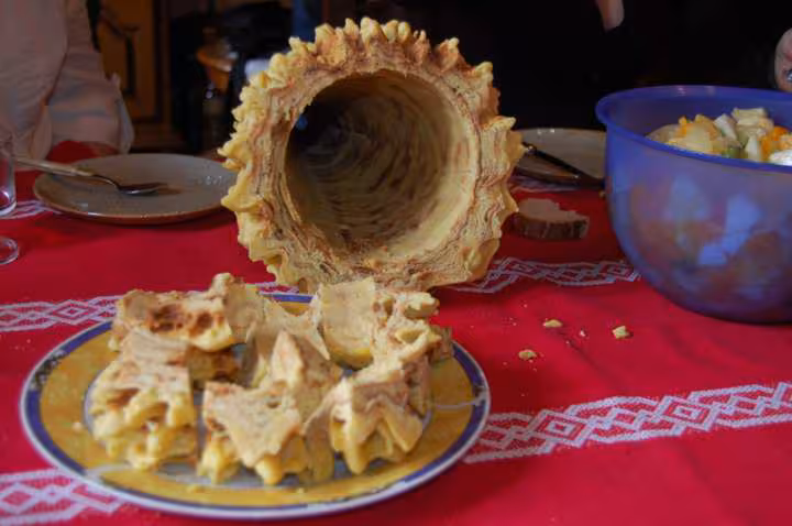 Gateau a la broche de sylvie