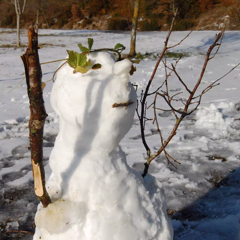 Le caylar sous la neige herault