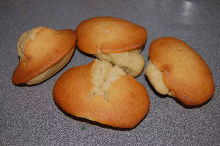 Madeleines sans bosse