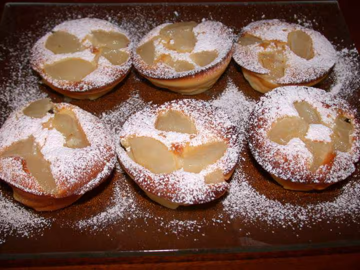 Mini clafoutis aux poires