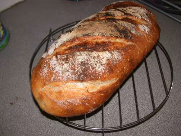 Pain au levain naturel de serise