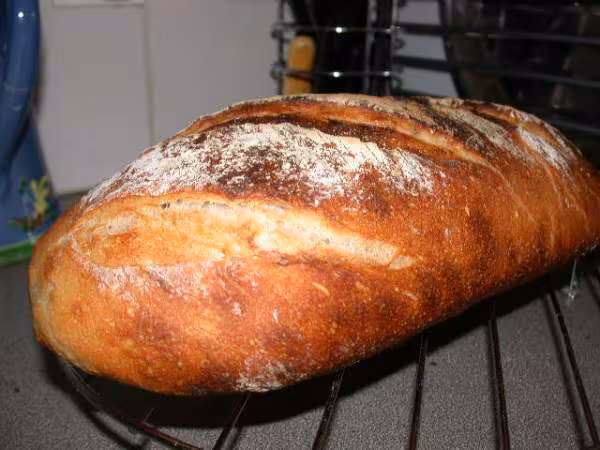 Pain au levain naturel de serise