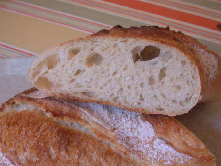 Pain pousse lente mie
