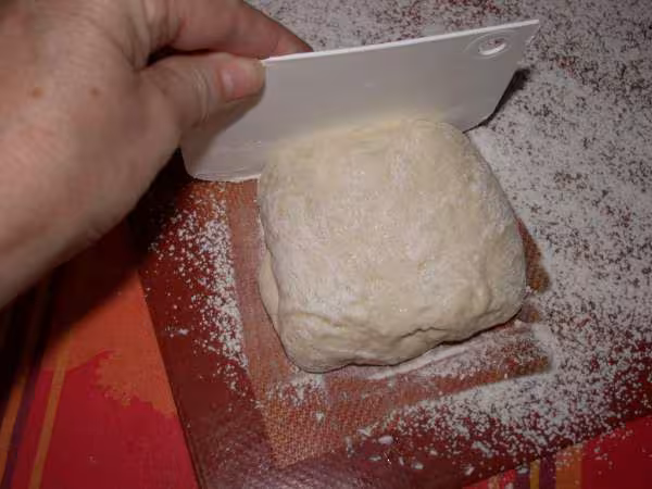 Pain sans petrissage faconnage