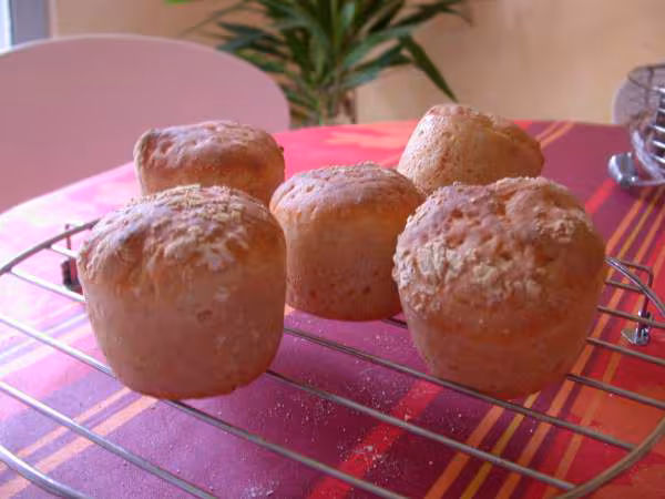 Pain sans petrissage moules
