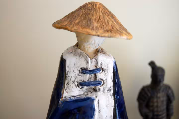 Paysan chinois en modelage
