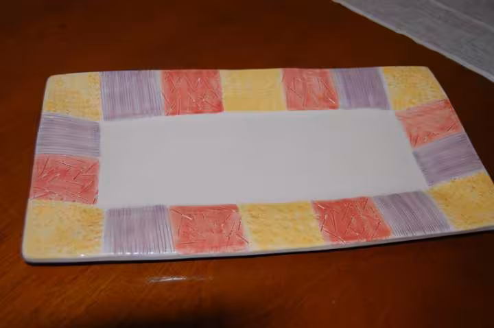 Plat a cake poterie