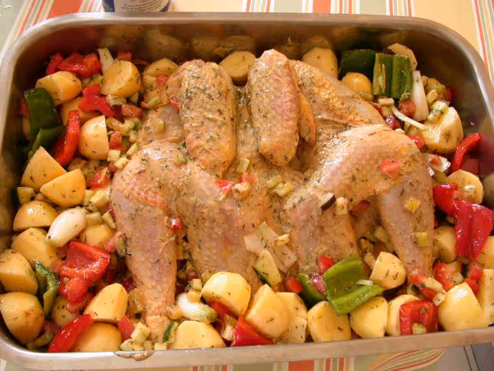 Poulet en crapaudine a ma facon