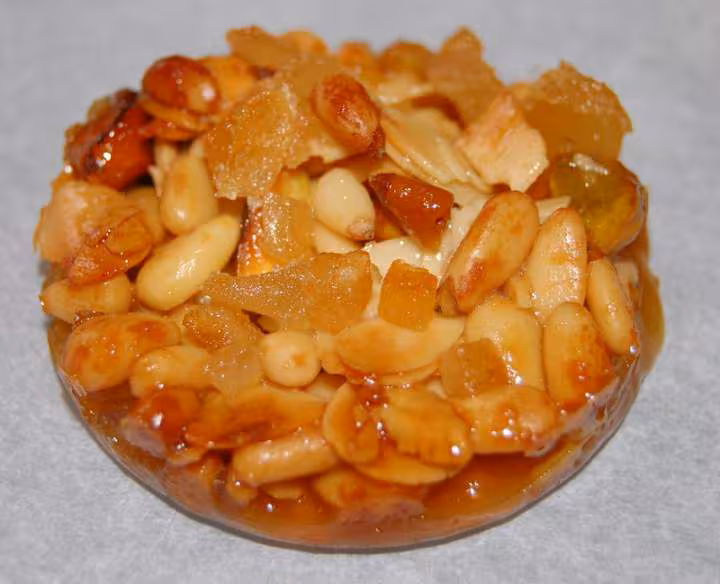 Sables aux amandes pistaches et pignons gingembre