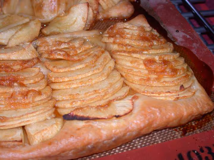 Tarte aux pommes pate feuilletee thermomix
