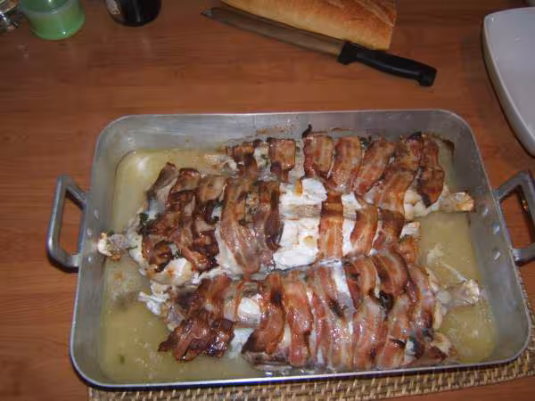 Lotte apres cuisson