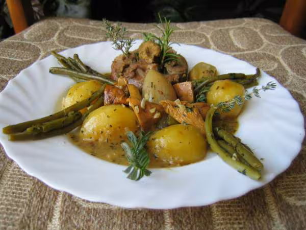 Epaule d agneau confite a la tapenade