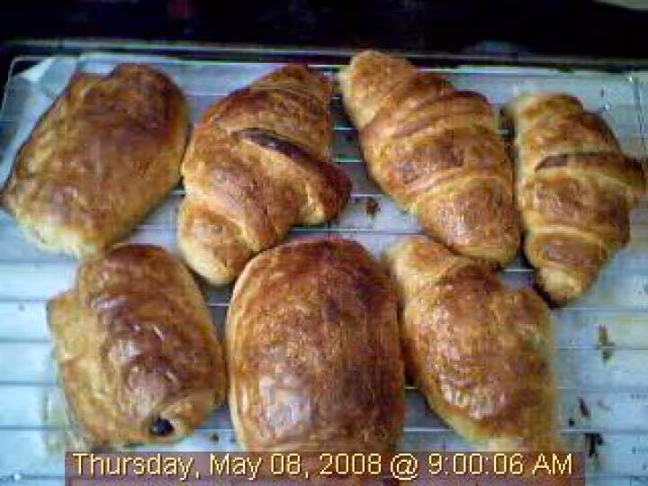 Croissants et pains au chocolat