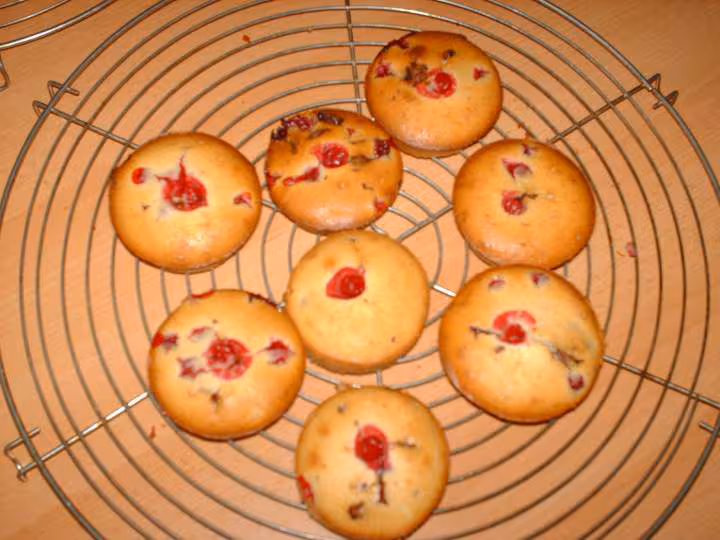 Muffins groseilles chocolats