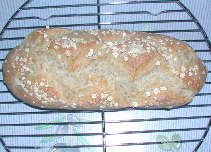 Pain aux flocons d avoine sur poolish