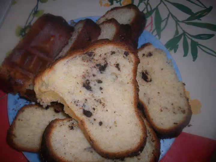 Brioche polonaise au pepites de chocolat