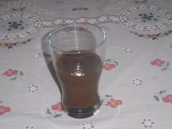 Mousse au chocolat au cafe