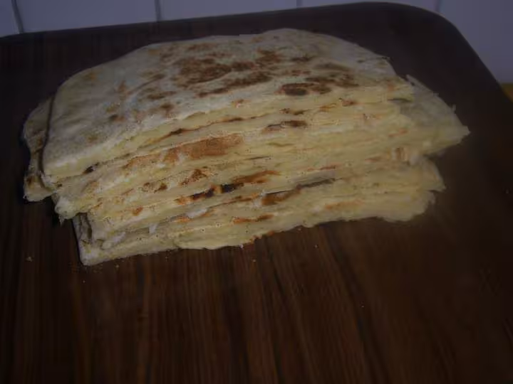 Pain feuillete kabyle appelle pain au torchon