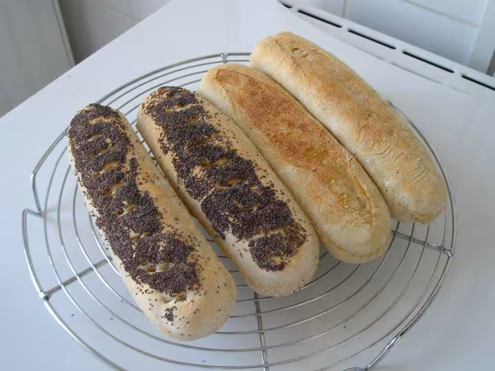 Baguette map apres cuisson