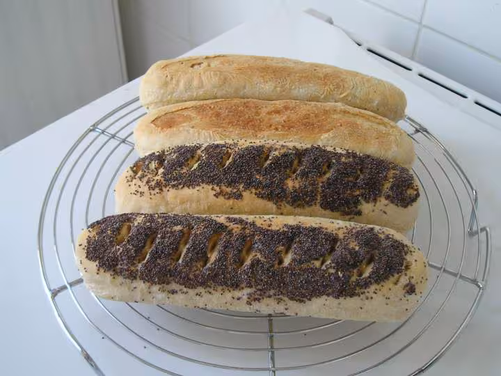 Baguette map apres cuisson