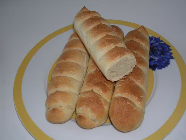 Baguettes viennoises cuites