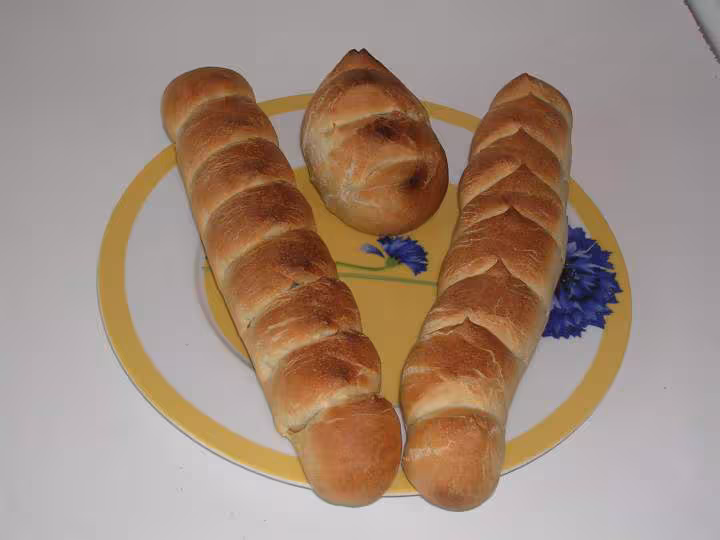 Baguettes viennoises cuites