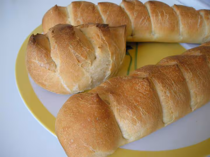 Baguettes viennoises cuites