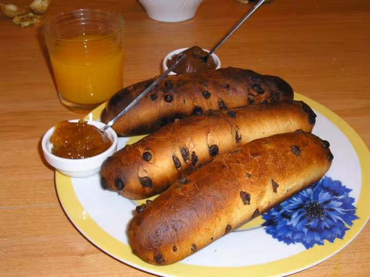 Baguettes viennoises pepites de choco
