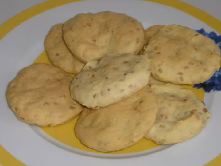 Biscuits apero sesame pavot