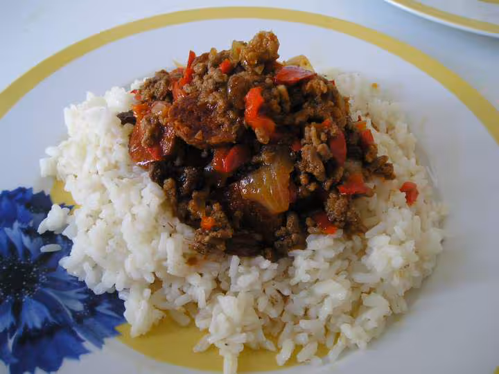 Boeuf au chorizo et raisins secs
