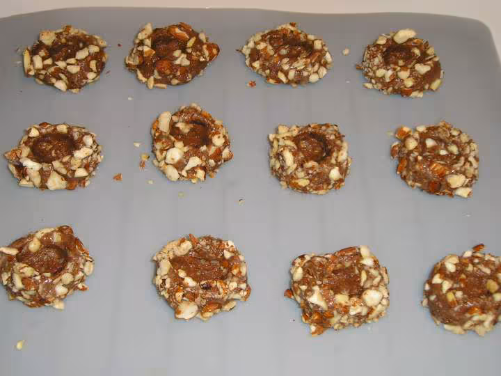 Bouchees chocolat caramel