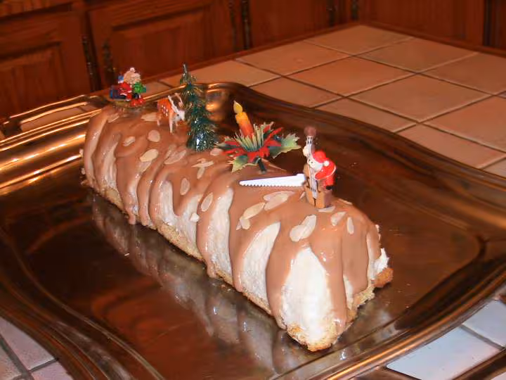 Buche poire amande