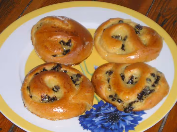 Chinois creme patissiere pepites chocolat