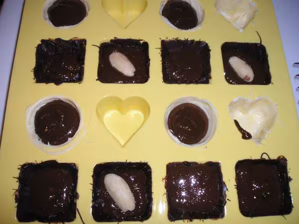 Chocolat pralines pas finis