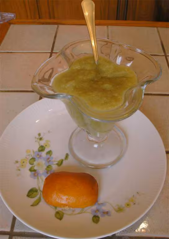Compote rhubarbe poires
